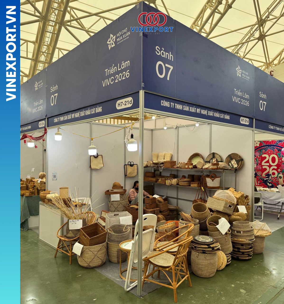 Cát Đằng handicraft rattan and bamboo weaving workshop in Vietnam