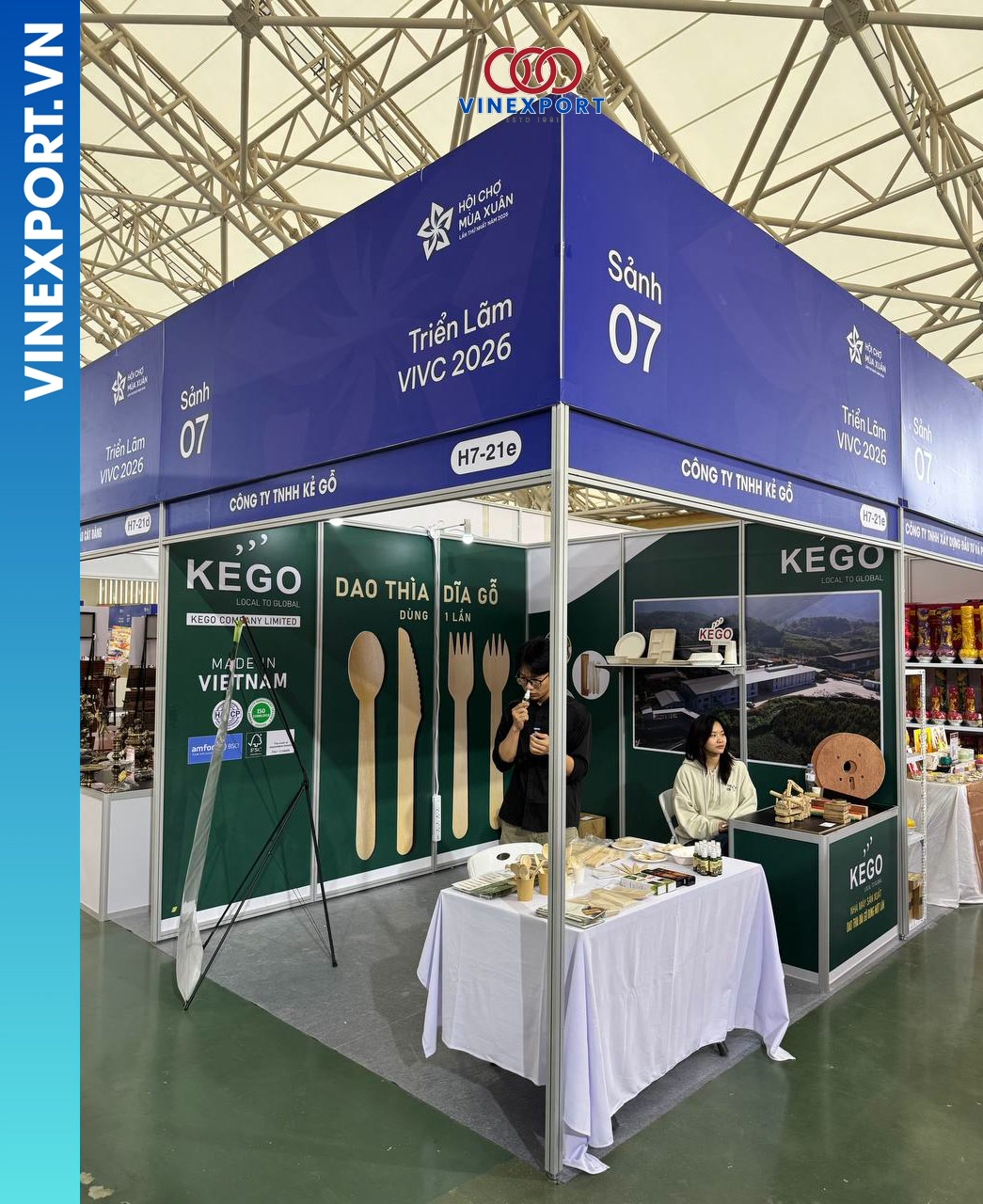 Disposable wooden spoons and forks Ke Go Factory