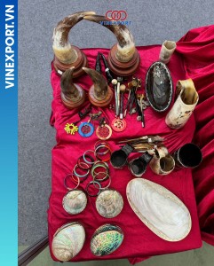 Crafting of horn products by Vietnamese Company
