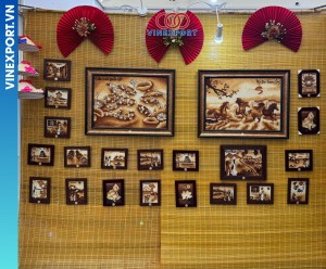 Vietnamese Handcrafted Rice Painting by Dai Viet Painting company