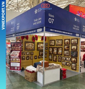 Vietnamese Handcrafted Rice Painting by Dai Viet Painting company